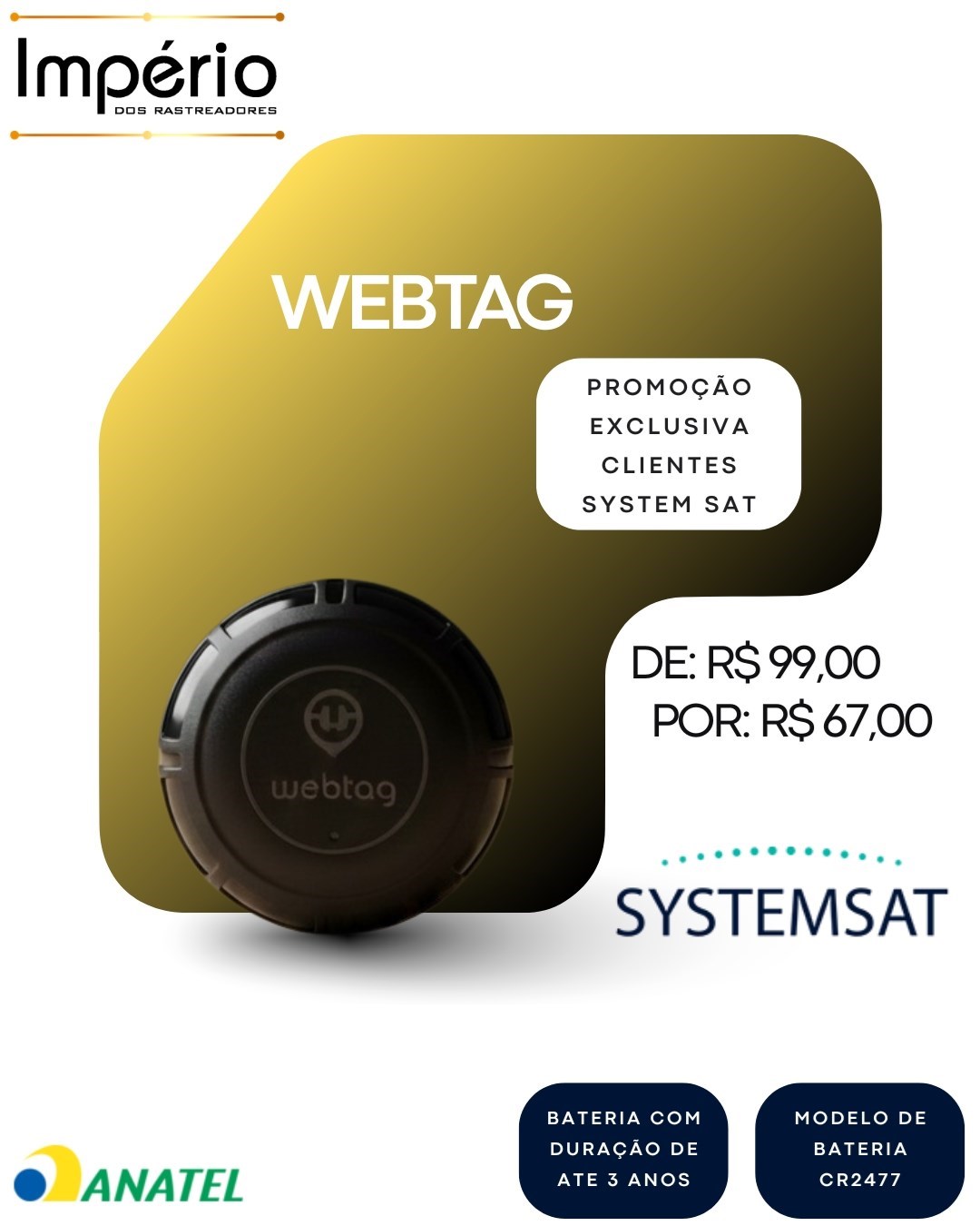 WebTag com Imã
