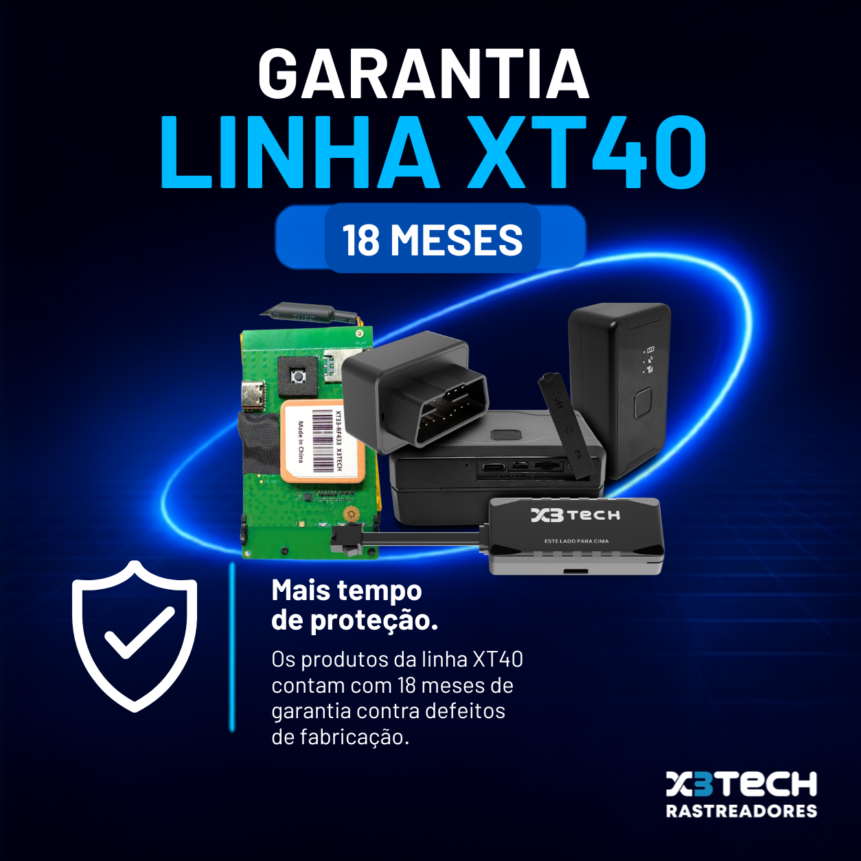 Garantia linha XT40