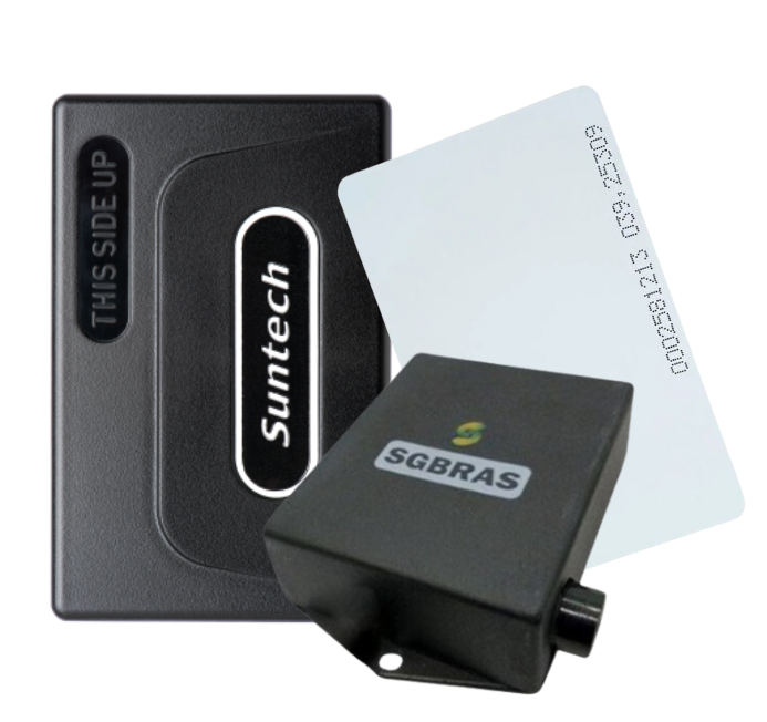 Kit Suntech 4305U 4G + Identificador de Motorista RFid SGBras + Cartão de RFid